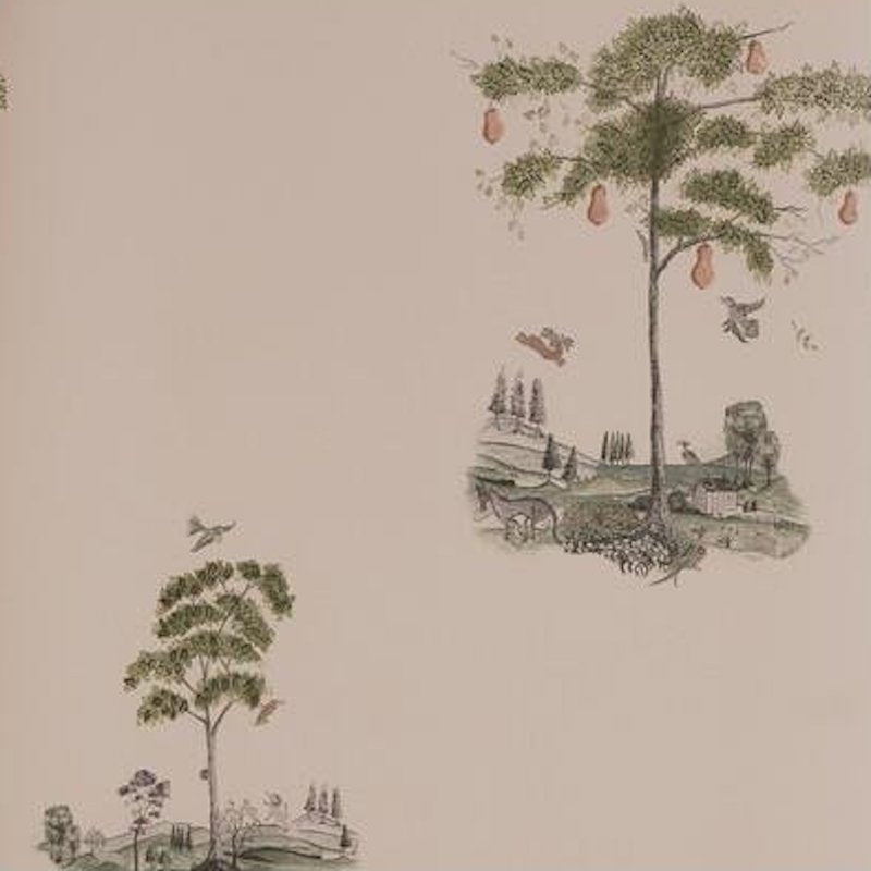 Sample AMW10055.17.0 Pear Tree, Plaster by Kravet Couture Wallpaper