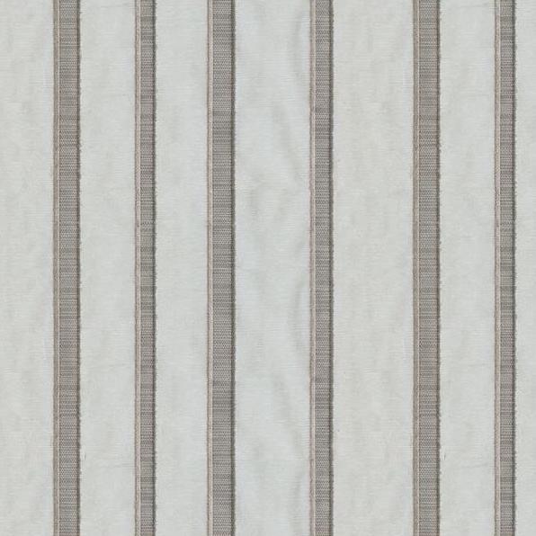 Sample 4526.11.0 White Drapery Stripes Fabric by Kravet Contract