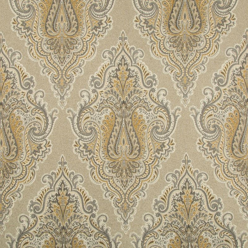 Sample 34679.421.0 Charcoal Upholstery Damask Fabric by Kravet Design