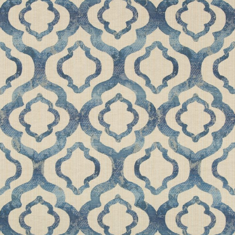 Sample 35039.15.0 Light Blue Upholstery Geometric Fabric by Kravet Contract
