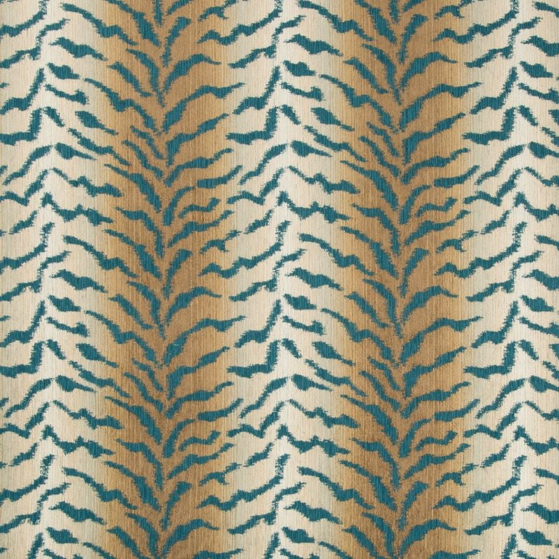 Sample 35010.1615.0 Teal Upholstery Texture Fabric by Kravet Design