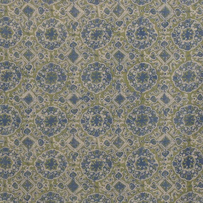 Sample BFC-3652.523 BLITHFIELD Ashcombe Blue/Green Lee Jofa Fabric