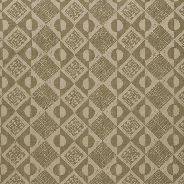 Sample BFC-3666.113.0 Circles And Squares, Dove Multipurpose Fabric by Lee Jofa