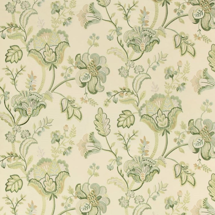 Sample 2017174.233.0 Bradford Emb, Greenery Multipurpose Fabric by Lee Jofa