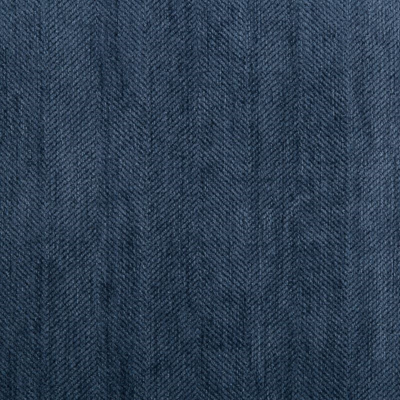Sample 35144.5.0 Blue Upholstery Herringbone Tweed Fabric by Kravet Design