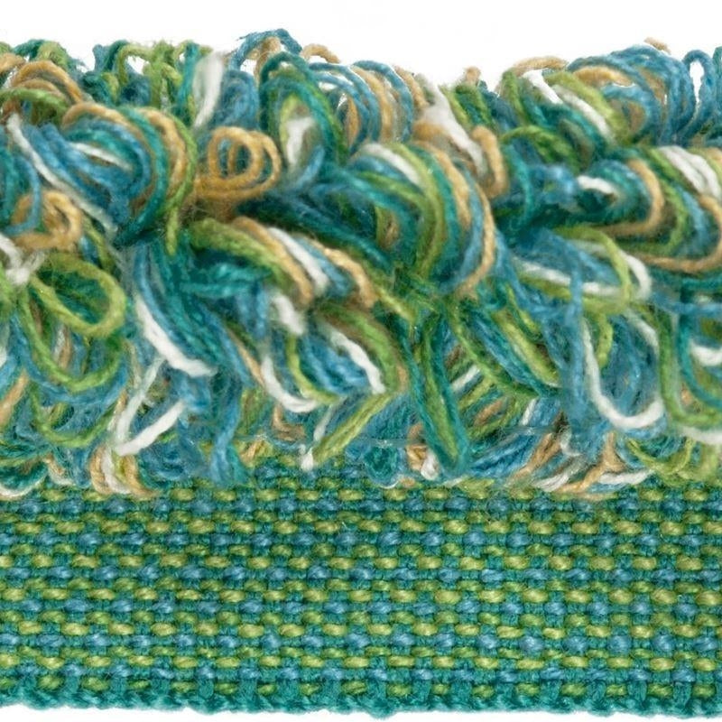 Sample TA5322.335 Aloha Rouche Turquoise by Kravet Design