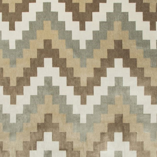 Sample 35513.16.0 Qatari Velvet White Modern/Contemporary Kravet Fabric Fabric