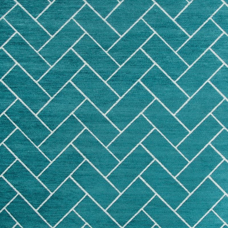Sample 34975.13.0 Turquoise Upholstery Contemporary Fabric by Kravet Design