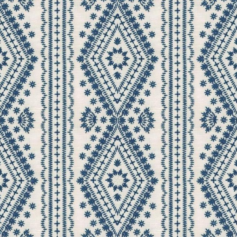 Sample 2017104.5.0 Lucknow, Blue Multipurpose Fabric by Lee Jofa