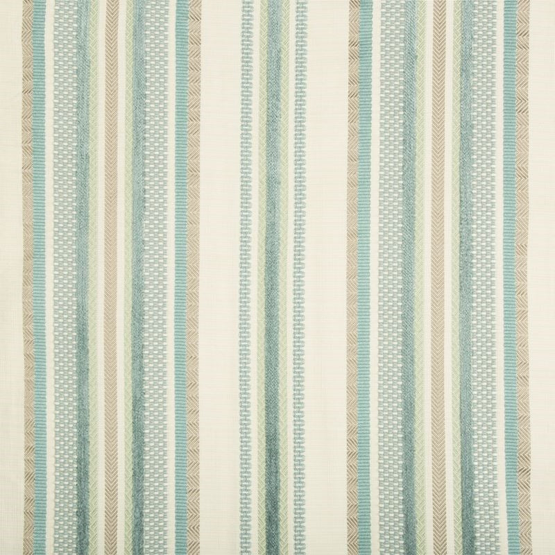 Sample 34727.1615.0 Ivory Upholstery Stripes Fabric by Kravet Design