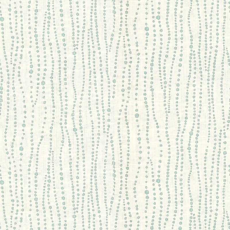 Sample 4192.15.0 Denali Spa Light Blue Drapery Dots Fabric by Kravet Design