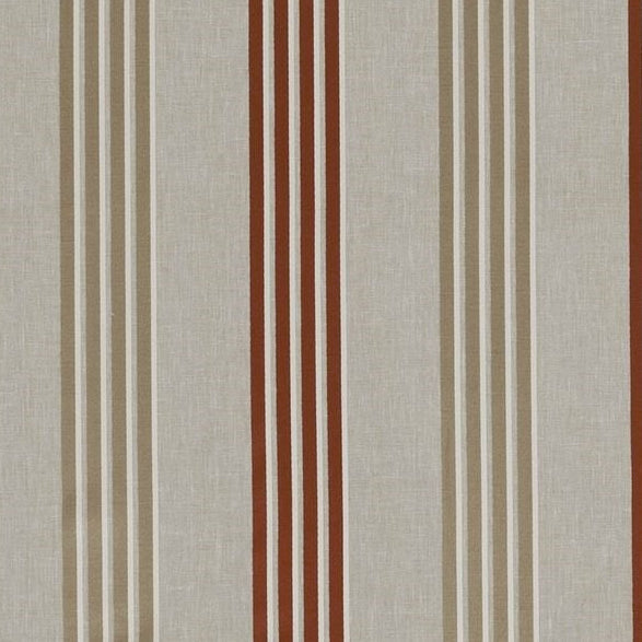 Sample F0941-04 Wensley Spice Stripes Clarke And Clarke Fabric