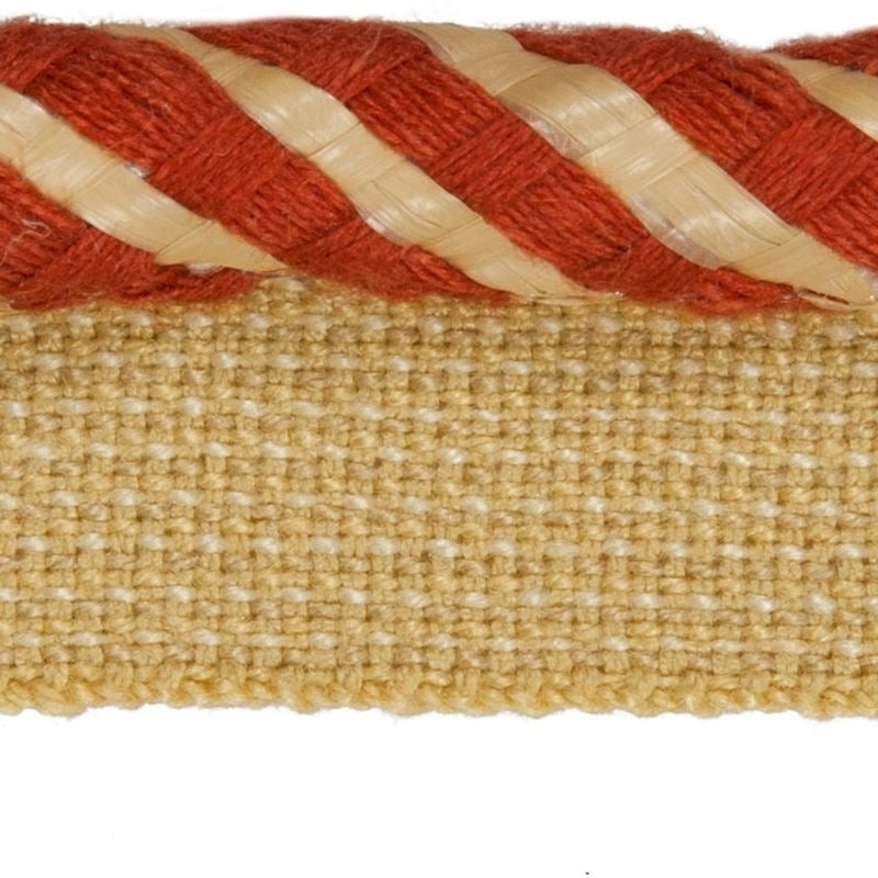 Sample T30608.24 Raffia Cord Citrus by Kravet Design