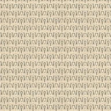 Sample GWF-3505.11.0 Passage Grey Geometric Lee Jofa Modern Fabric