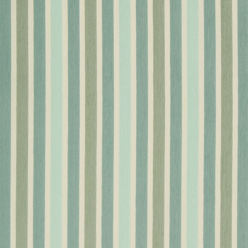 Sample 35083.13.0 Guru Skylight Turquoise Upholstery Stripes Fabric by Kravet Contract