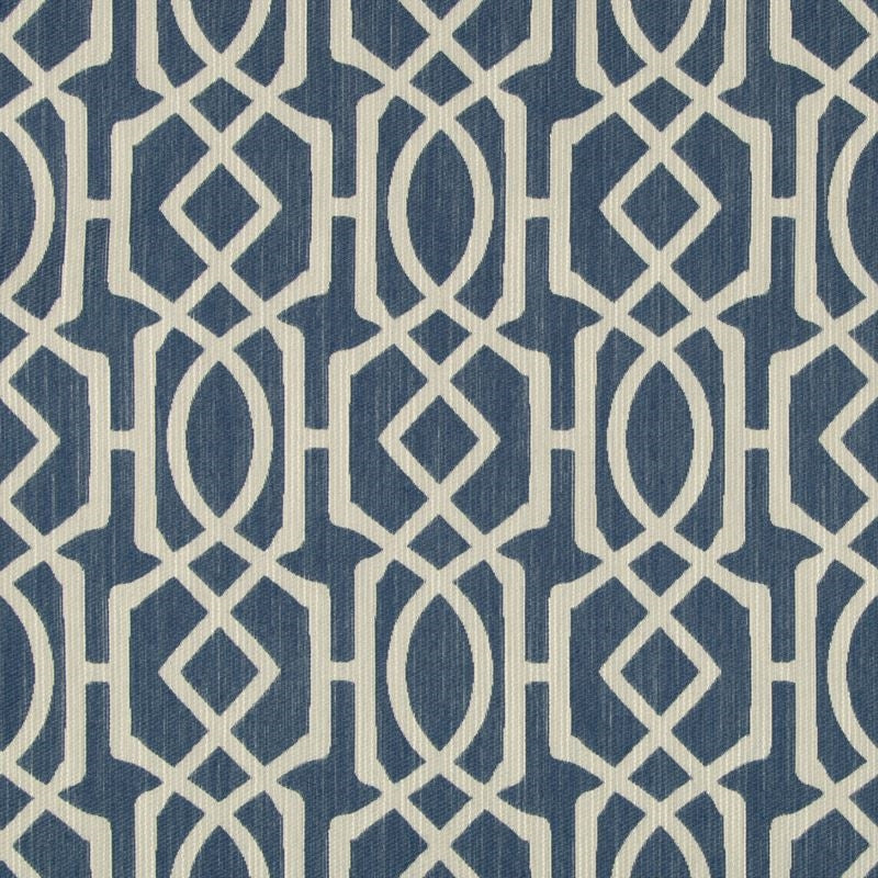 Sample 34700.516.0 Dark Blue Upholstery Geometric Fabric by Kravet Design