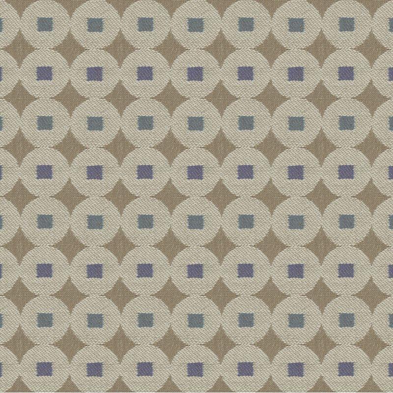 Sample 34651.516.0 Tiempo Amalfi Beige Upholstery Geometric Fabric by Kravet Contract