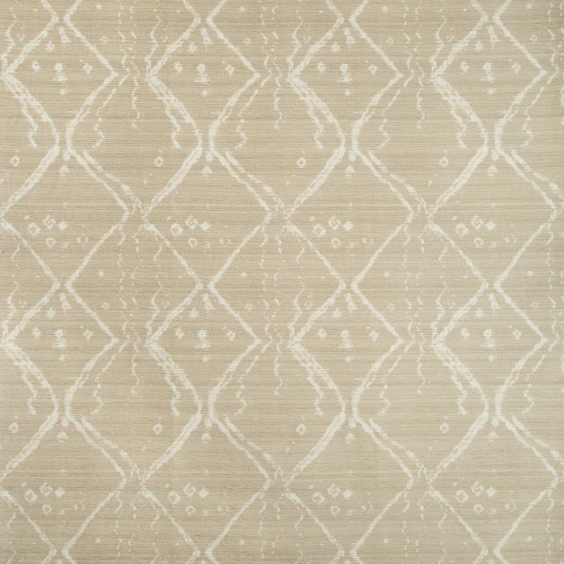 Sample 34948.116.0 Globe Trot Papyrus Ivory Upholstery Ethnic Fabric by Kravet Design