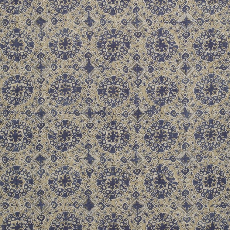 Sample BFC-3652.165 BLITHFIELD Ashcombe Sand/Blue Lee Jofa Fabric