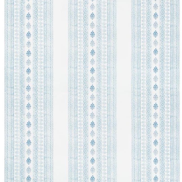 Sample 2017168.5.0 Seacliffe Print, Sky Multipurpose Fabric by Lee Jofa