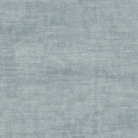 Sample ED85292-605 Meridian Velvet Soft Blue Solid Threads Fabric
