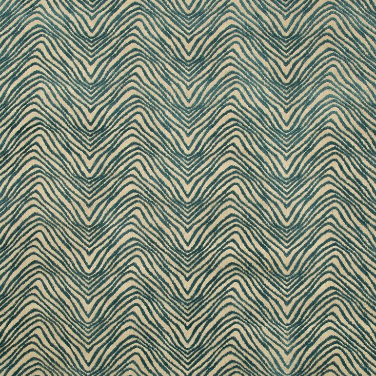 Sample 2017146.53 MERKATO Awash Velvet Teal Ethnic Lee Jofa Fabric