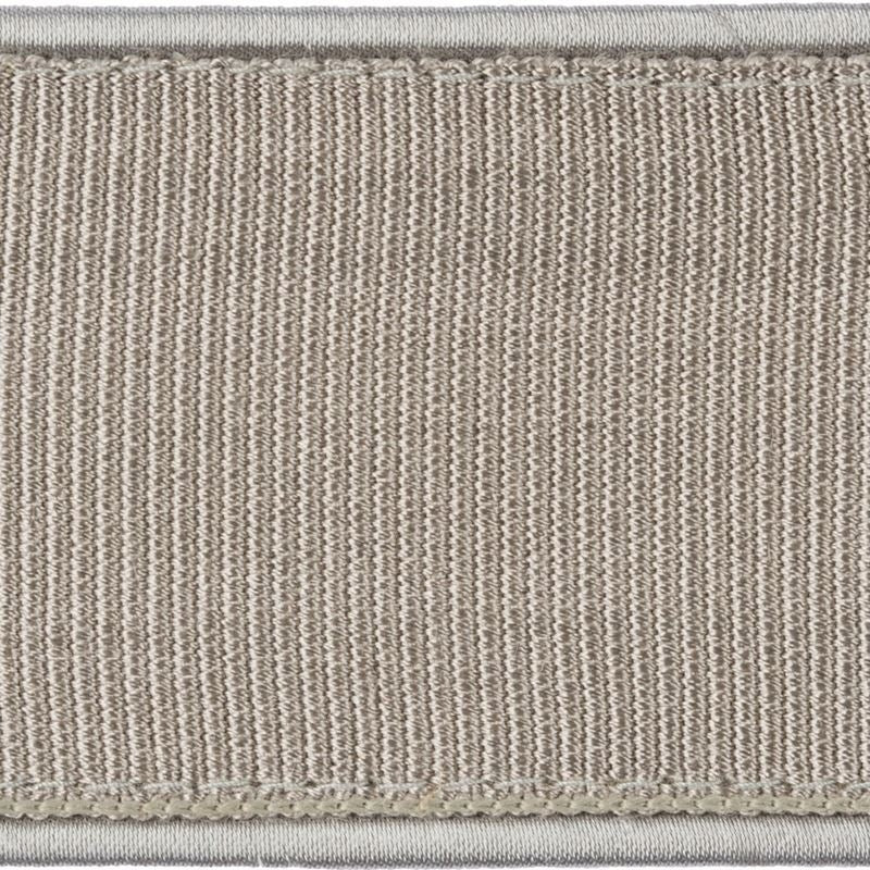 Sample T30743.811.0 Satin Edge Band Dove Light Grey Trim Fabric by Kravet Design