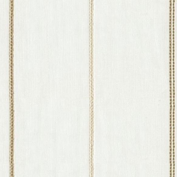 Sample 4533.116.0 White Drapery Stripes Fabric by Kravet Contract