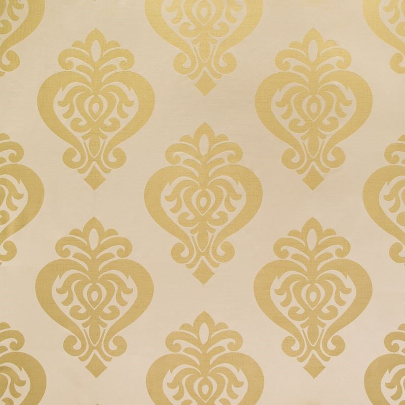 Sample 4659.4.0 Cosimo Yellow/Gold/Gold Damask Kravet Contract Fabric