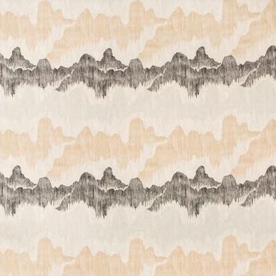 Sample GWF-3755.116.0 Cascadia Neutral Modern Chinoiserie Lee Jofa Modern Fabric