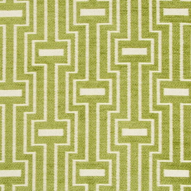 Sample 34753.3.0 Green Upholstery Geometric Fabric by Kravet Contract