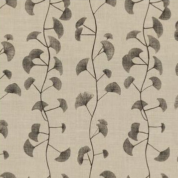 Sample GWF-2616.118.0 Fans Beige Botanical Lee Jofa Modern Fabric