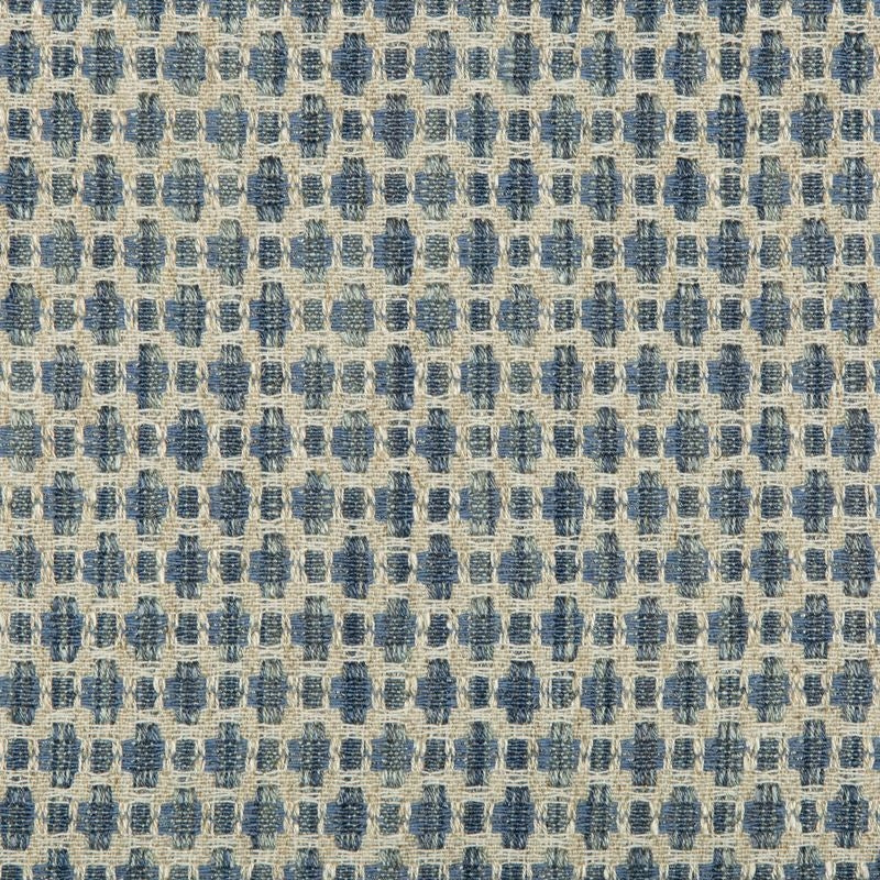 Sample 35622.15.0 Light Blue Upholstery Geometric Fabric by Kravet Design