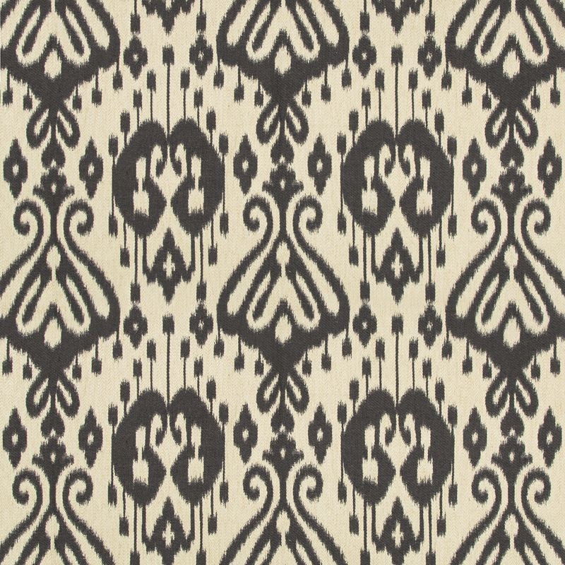 Sample 35698.816.0 Black Upholstery Ikat Southwest Kilims Fabric by Kravet Design