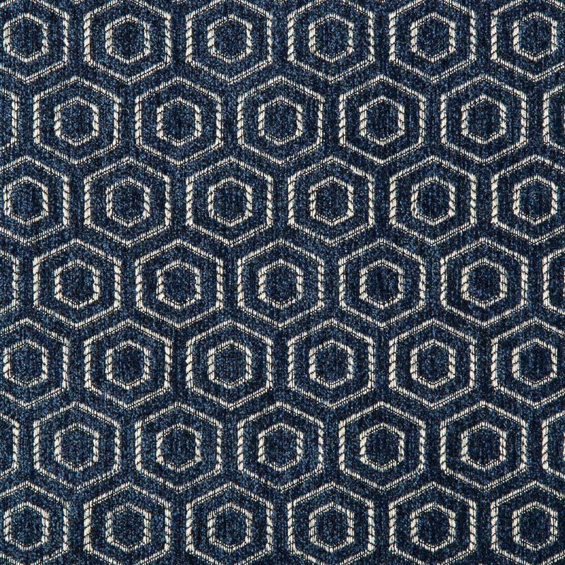 Sample 35602.50.0 Dark Blue Upholstery Geometric Fabric by Kravet Design