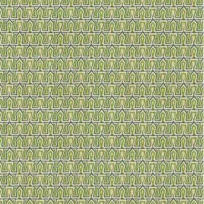 Sample GWF-3505.3.0 Passage Green Geometric Lee Jofa Modern Fabric