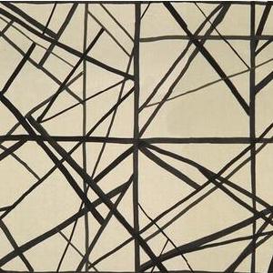Sample GWF-3101.816.0 Channels White Modern/Contemporary Lee Jofa Modern Fabric
