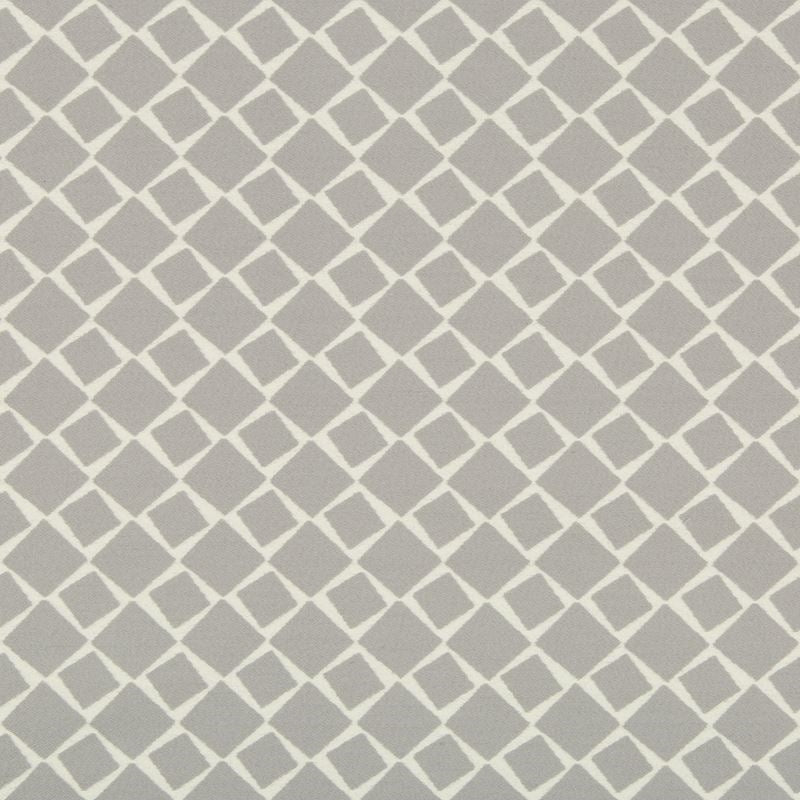 Sample 35356.11.0 Diamondedge Grey Grey Multipurpose Geometric Fabric by Kravet Design