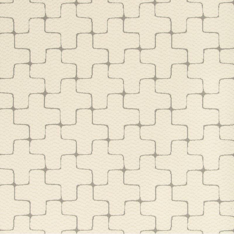 Sample 35666.106.0 Ivory Upholstery Contemporary Fabric by Kravet Design