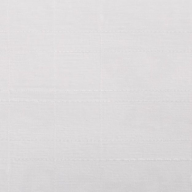 Sample 4410.1.0 Ivory Drapery Plaid Fabric by Kravet Contract
