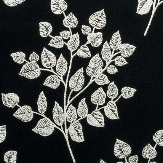 Sample F0909-01 Bw1036 Black/White Clarke And Clarke Fabric