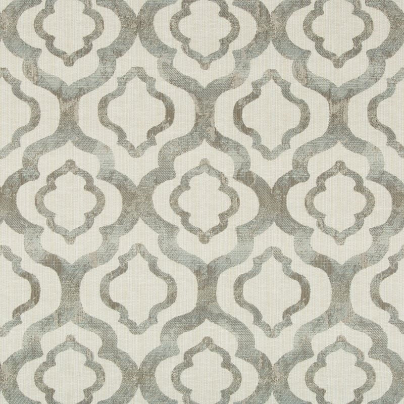 Sample 34681.1611.0 Light Grey Upholstery Geometric Fabric by Kravet Design