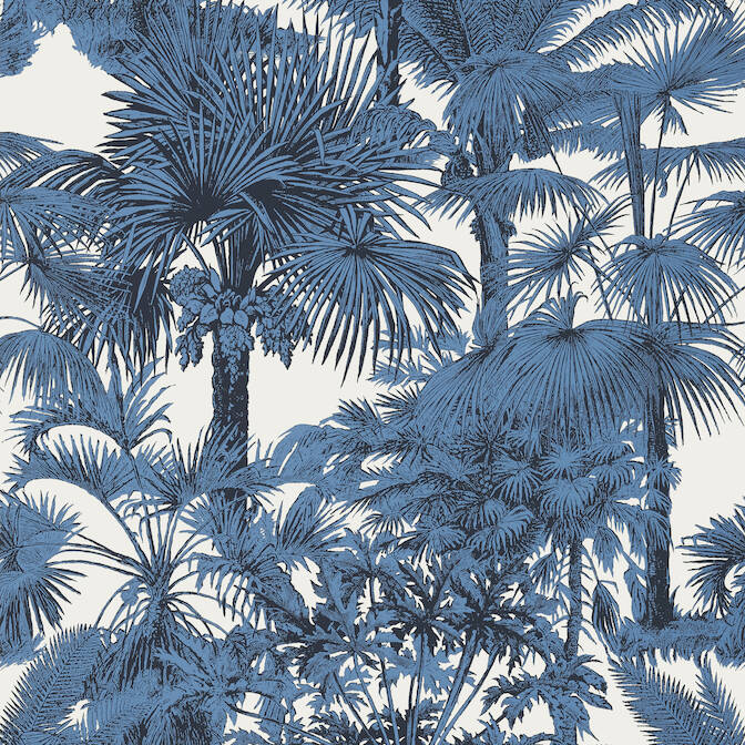 Save T10100 Palm Botanical Tropics Thibaut Wallpaper