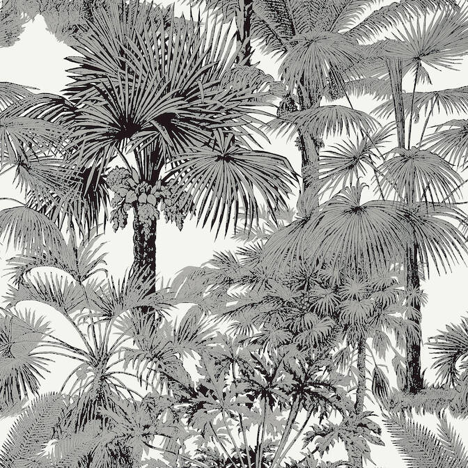 Select T10102 Palm Botanical Tropics Thibaut Wallpaper