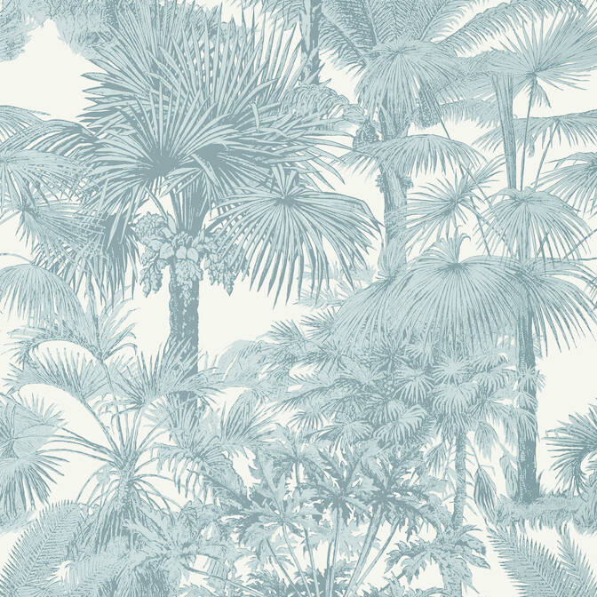 View T10104 Palm Botanical Tropics Thibaut Wallpaper