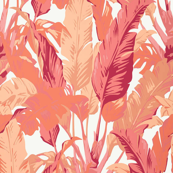 Shop T10130 Travelers Palm Tropics Thibaut Wallpaper