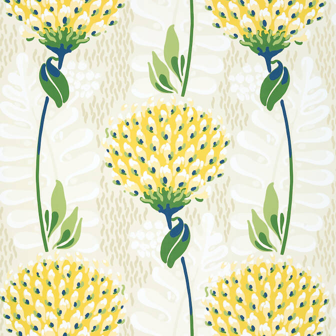 Purchase a sample of T10646 Tiverton, Ceylon Thibaut Wallpaper