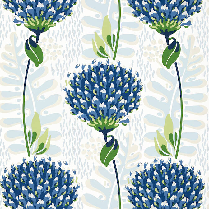 Purchase a sample of T10650 Tiverton, Ceylon Thibaut Wallpaper