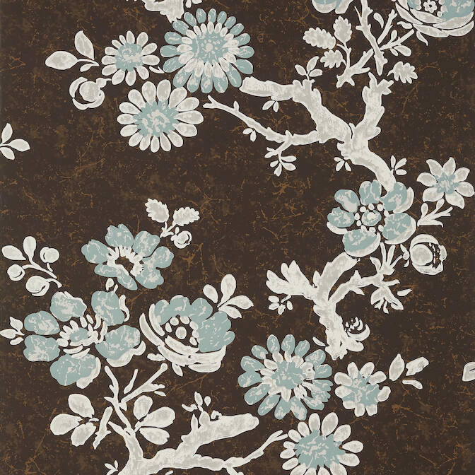 Shop T10817 Claudette Heritage Thibaut Wallpaper