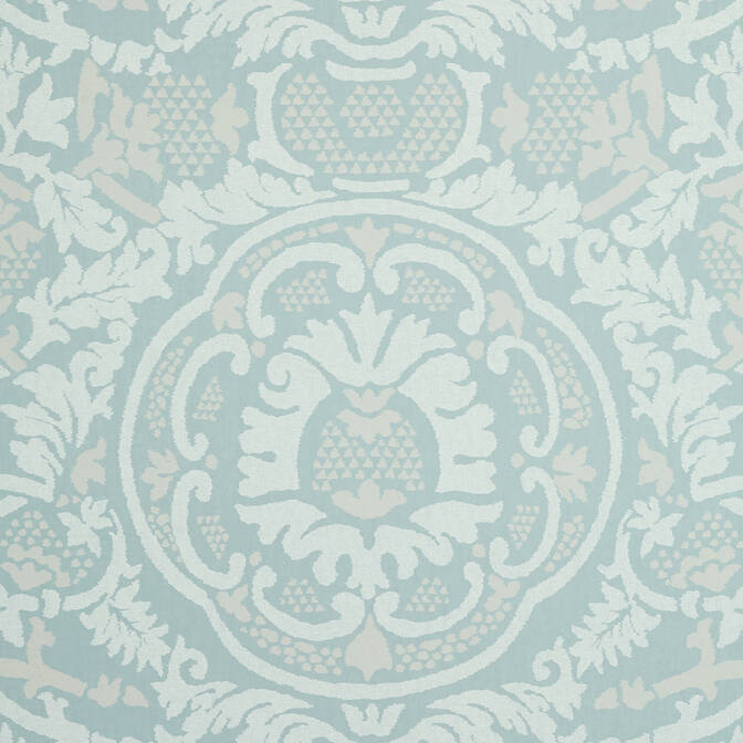 Looking T10839 Earl Damask Heritage Thibaut Wallpaper